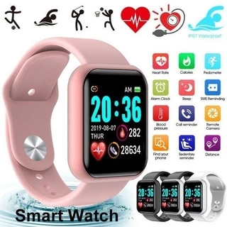 Novo Relógio Inteligente Y68 D20 D28 com Monitor Fitness Homens Mulheres Smartwatch Monitor de Pressão Arterial para xiaomi