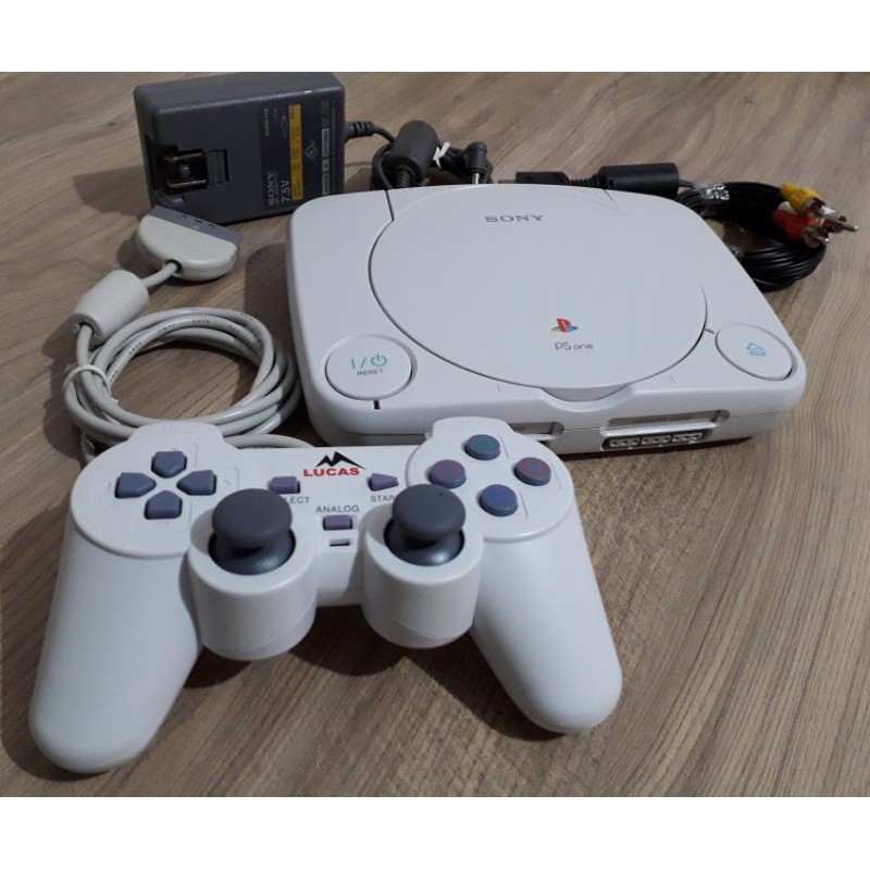 Console Playstation One - PS1 (1 controle original e 5 jogos