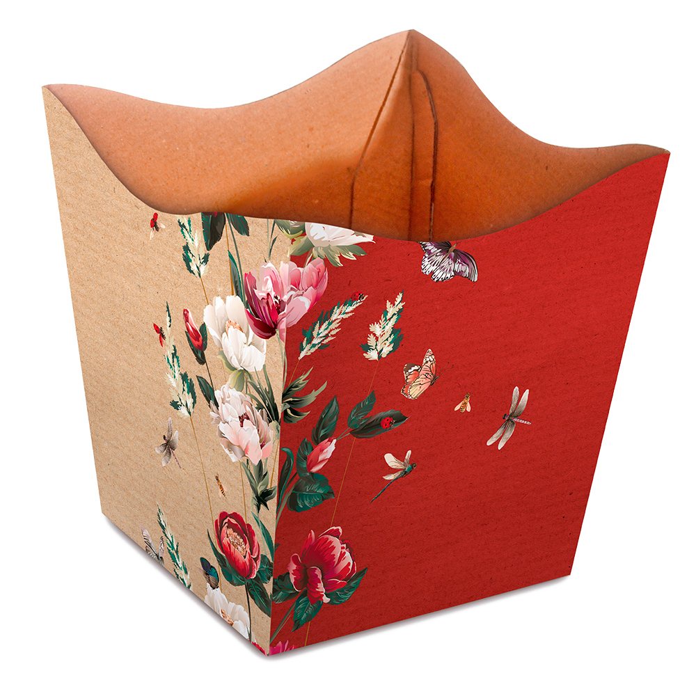 Cachepot de Papel G Pote 15 Papel Decorado Penelope Unidade | Shopee Brasil