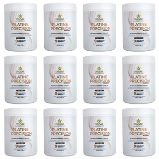 Kit 12 Pó Descolorante Precision Platine Master 500g