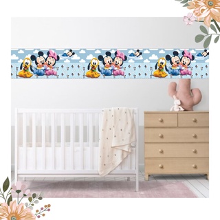 1 METRO DE FAIXA DECORATIVA MICKEY E MINNIE