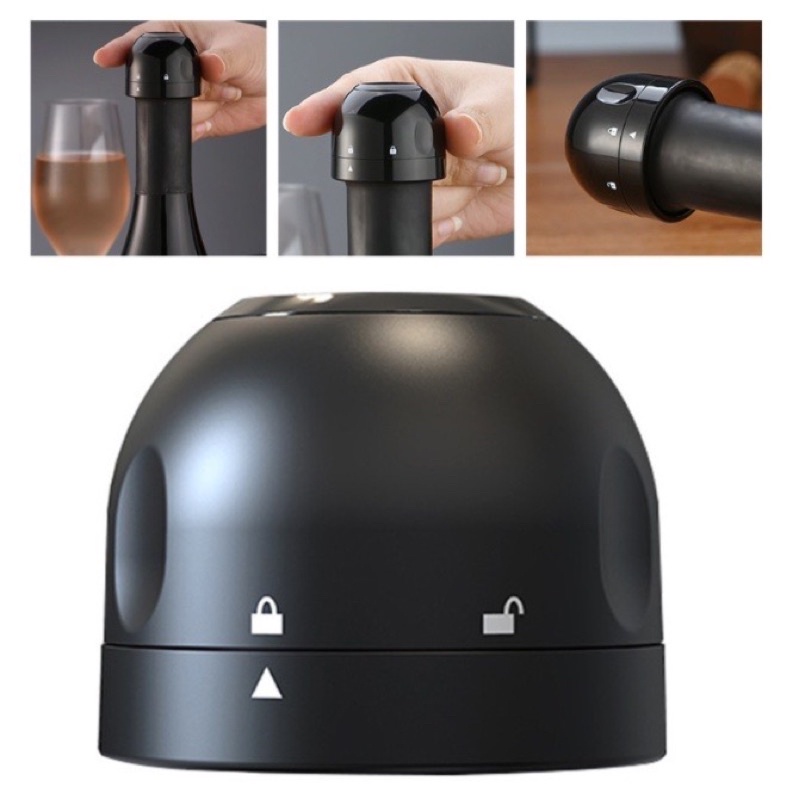 kit 2 Rolha Para Garrafa De Vinho Champanhe Tampa Reutilizave 3318