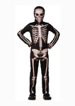 Fantasia Halloween Esqueleto Infantil + Mascara + Luvas