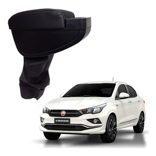 Apoio Braço Console Com Porta Copos Preto Fiat Cronos 1.8 19