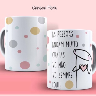 Caneca Flork Plastico - Meme, Presente, Lembrança, Amigo Secreto