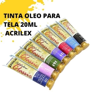 Tinta Oleo Para Tela 20ml Oil Colors Acrilex