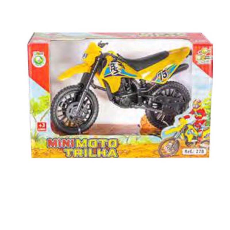 Moto Trilha Moto Cross Diversão Para Crianças Tamanho 18 cm TS Toys  Aventura