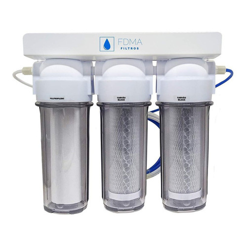 Filtro De Água 3 Estágios Transparente Consumo Humano
