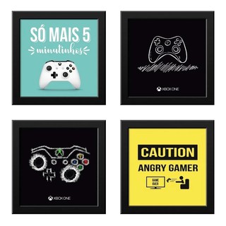 Quadro Poster Decorativo Exclusivo Controle Xbox 360., jogos de