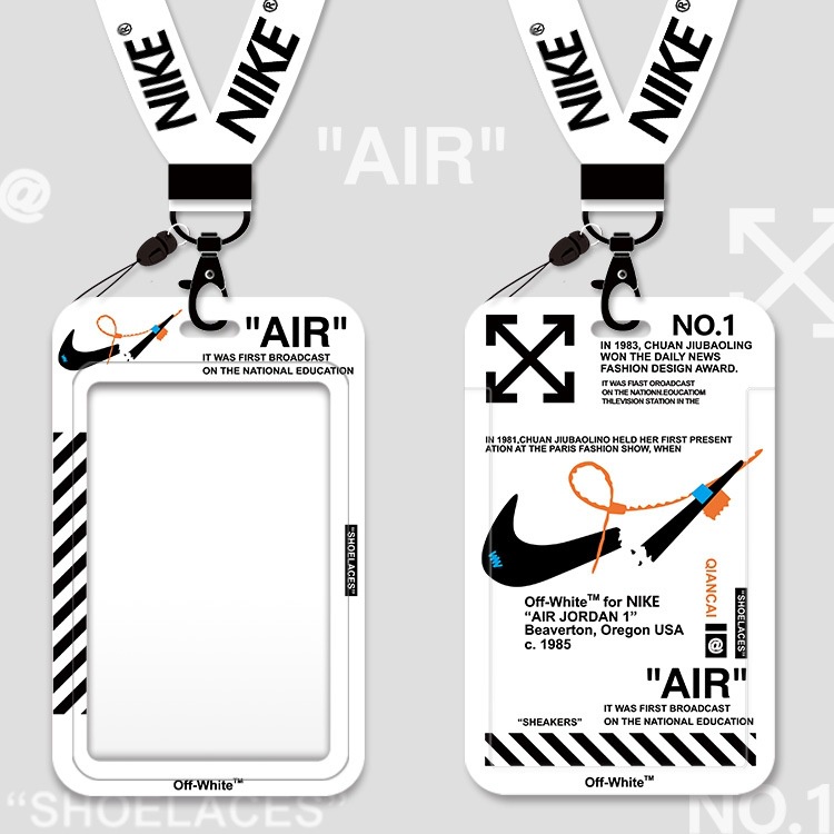 Nike off best sale white lanyard