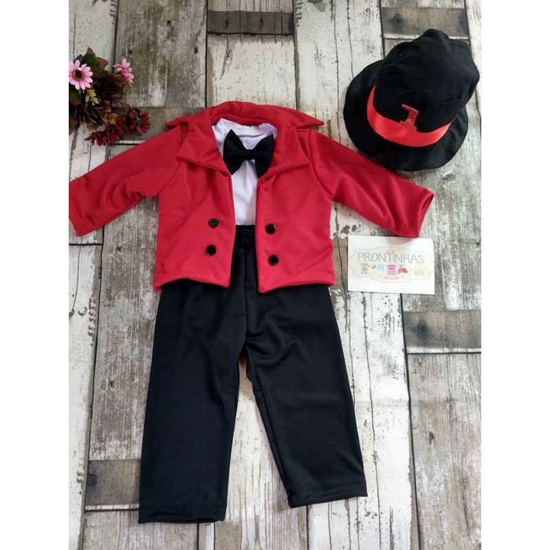 Roupa de circo para bebe best sale 1 ano