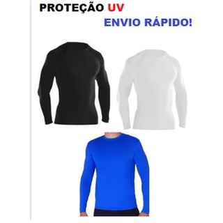 Kit 2 Camisas Térmicas Segunda Pele Proteção Solar Promoção