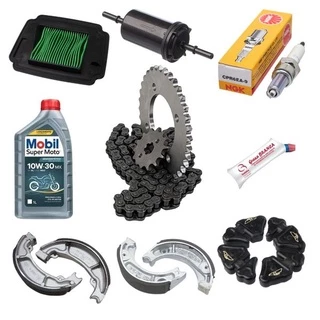 Kit Revisão Relação Filtro Completo Biz 125 KS ES 2011 a 22