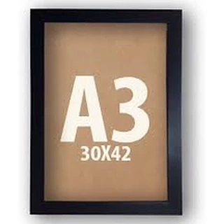 Kit com 10 molduras para Quadro tamanho A3 30x42cm Sem Vidro e Sem Acetato