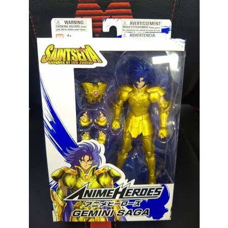 Boneco Anime Heroes Saint Seiya Saga De Gêmeos Bandai