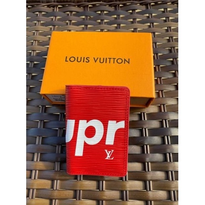 Porta Cartão Feminino E Porta CNH Louis Vuitton Em Couro Sintético