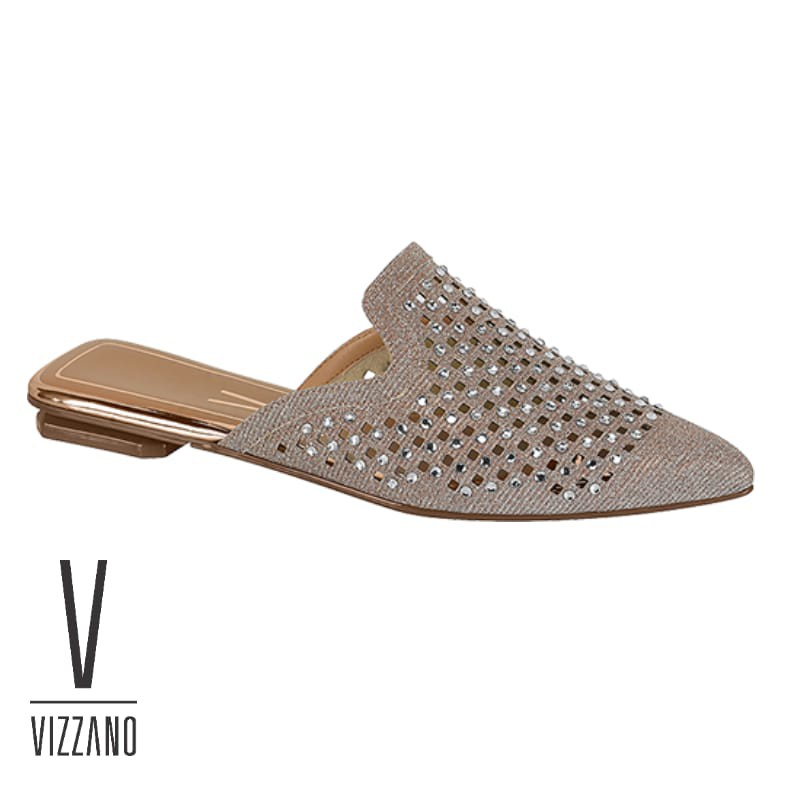 Rasteirinha best sale mule vizzano