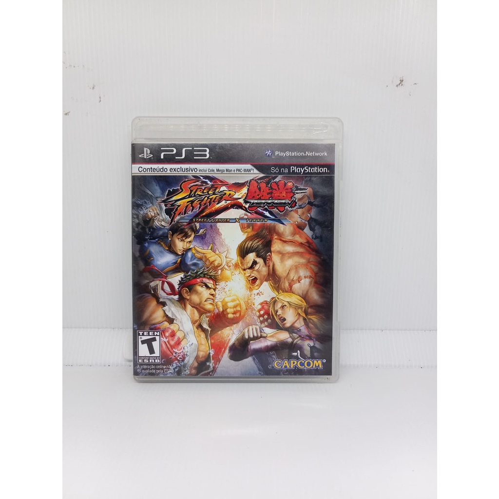 Jogo Ps3 - Street Fighter X Tekken Especial Edition - Ps3 - Midia fisica  Usado Original