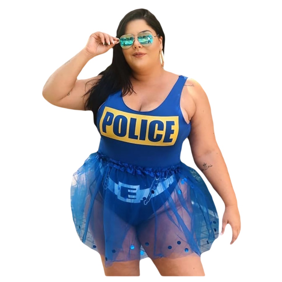 Saia de tule 2024 plus size carnaval