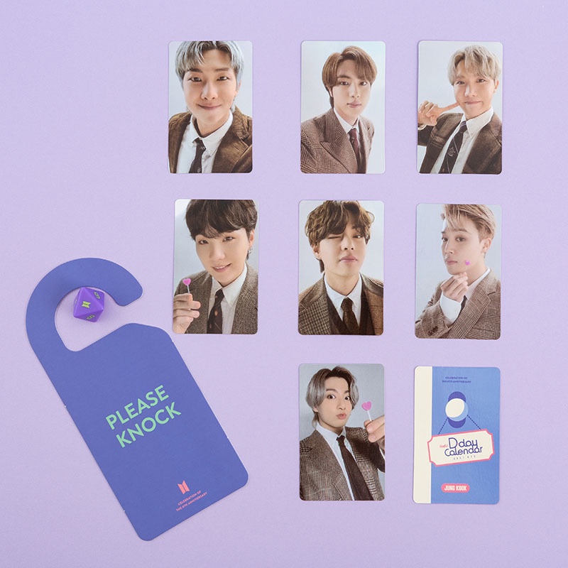 Kpop Bts 8th Aniversário Festa Cega Coleção De Cartão Caixa De