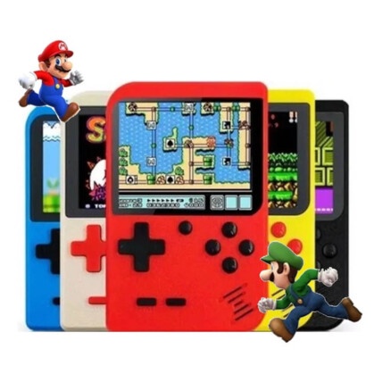 500 Jogos Mario Contra Mini Console De Jogo Portátil Tela HD