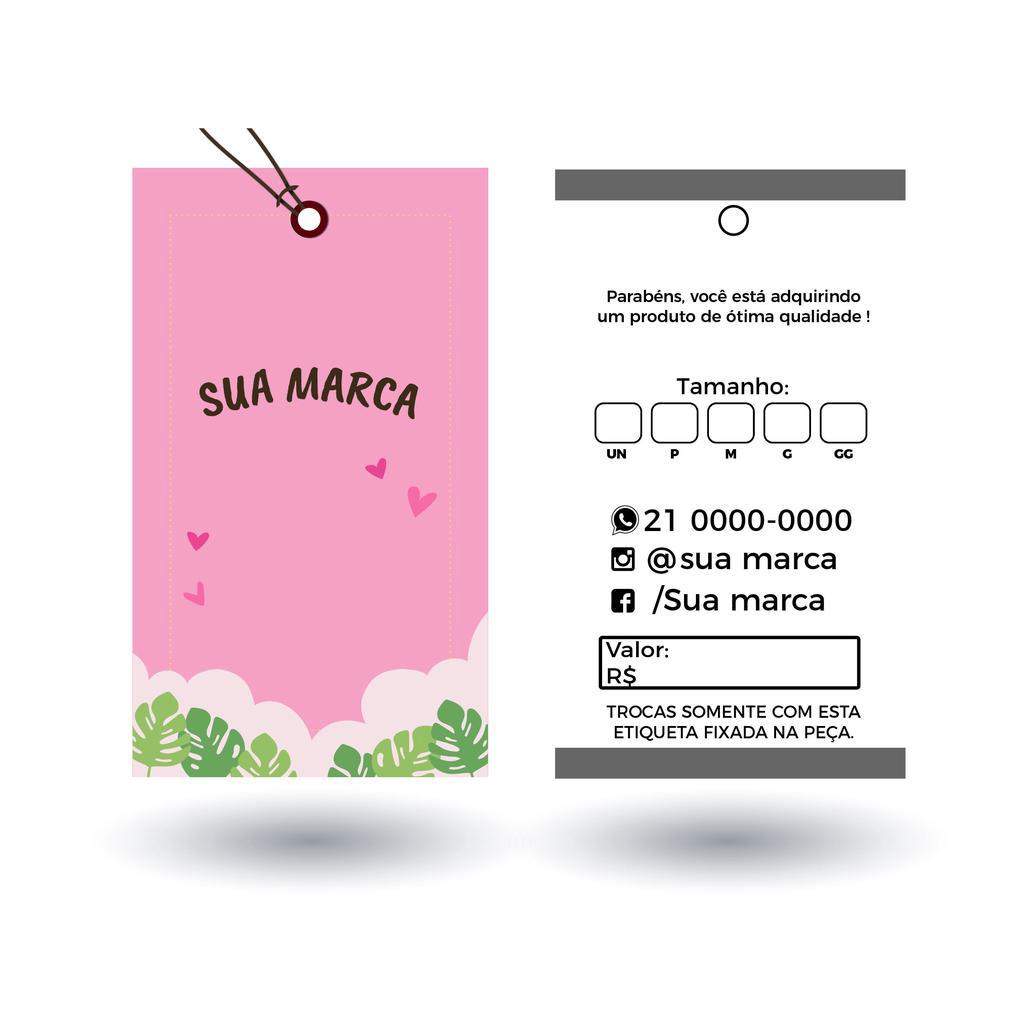 Etiquetas para roupas personalizadas 1.000und | Shopee Brasil