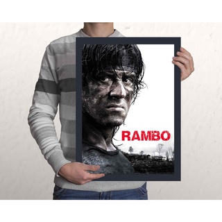 Quadro Pôster Filme Rambo M3 60x90 em Promoção na Americanas