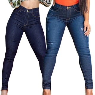 Calça jeans best sale feminina em oferta