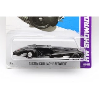 Custom Cadillac Fleetwood Preto Hot Wheels Lacrado 1/64