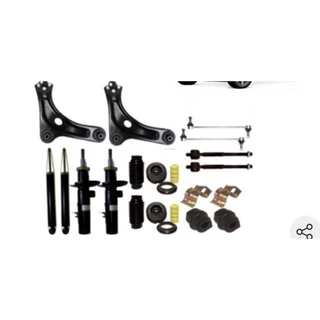 Amortecedor + Kit + Bandeja Citroen C3 (2003 Até 2012) O Par
