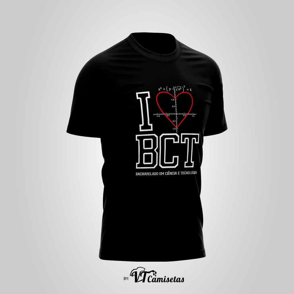 Ciências e Tecnologia Camisetas Faculdade Universidade Camisa Universitária Sob Encomenda I LOVE