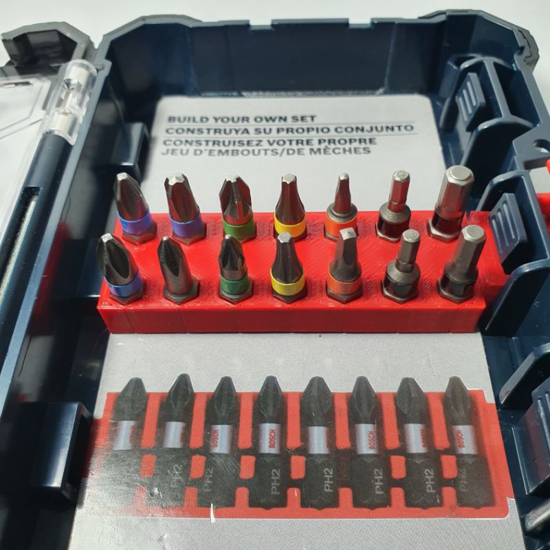 Porta Bits pequenos para caixa organizadora Bosch Case System ( Par 2 peças)
