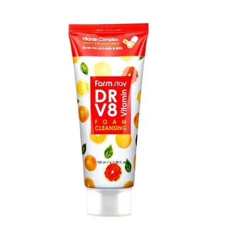 farmstay dr.v8 vitamin foam cleansing