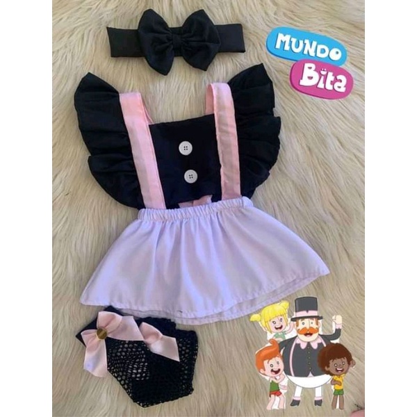 Romper Barbie Lantejoula Body Salopete Fantasia Vestido Saia Jardineira  Roupa Infantil Bebê Pink Rosa