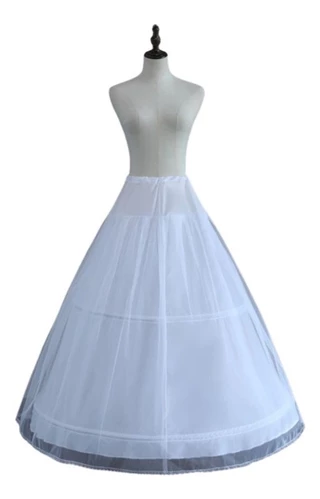 Anagua Saiote Para Vestido De Noivas 2 Aros Com Tule