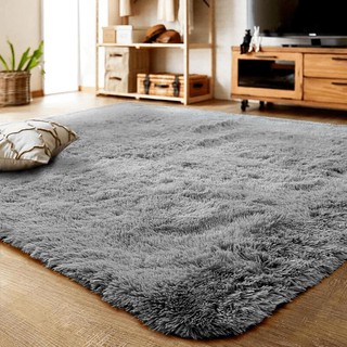 Tapete Fofo Peludo 2,00 x 2,40 Antiderrapante Macio para Sala de Jantar/Quarto/Casa