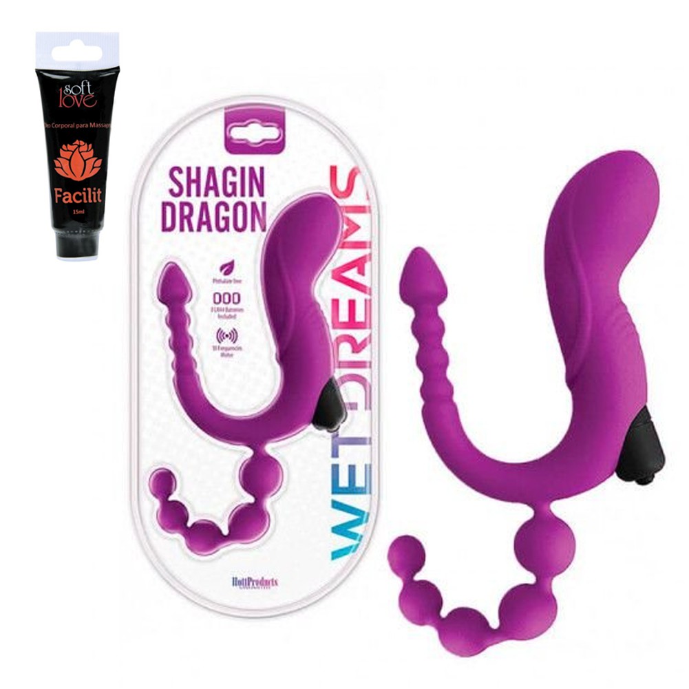 Plug Anal Com 3 Pontas Vibração Vibrador Ânus Prostata Cu