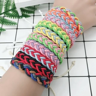 2021 Nova Pulseira Da Moda Coreana Para Mulheres Amizade 2 3 4 5 6 7 Dos Melhores Namorados Homens Feita À Mão De Acessórios De Tecido