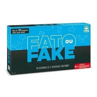 Jogo Tabuleiro Fato Ou Fake? 1147 - Nig