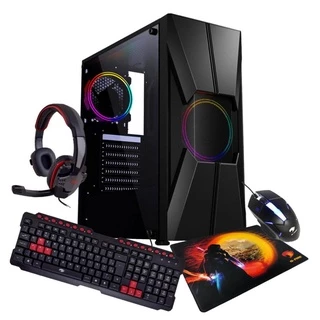 KIT GAMER DIAMANTE - kit gamer completo, gabinete, teclado, mouse, mousepad e fone