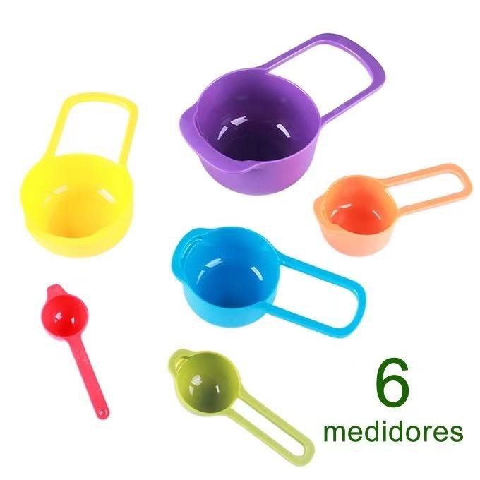 Utensílios De Cozinha 6 PÇS Super Úteis Colheres Medidoras Colheres Xícara De Medição Utensílios De Cozinha/Colheres Medidoras Com Medida Para Bolo Cozinha Confeitaria