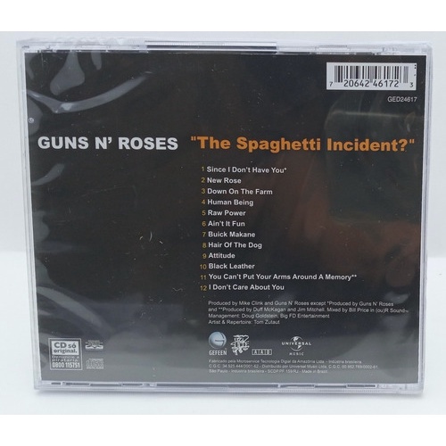 Cd Guns N' Roses - The Spaghetti Incident - Original Lacrado