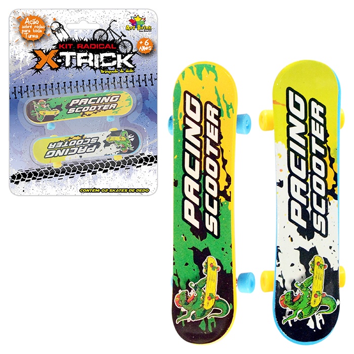 Skate dedo tech deck kit mini skate dgk j long jump