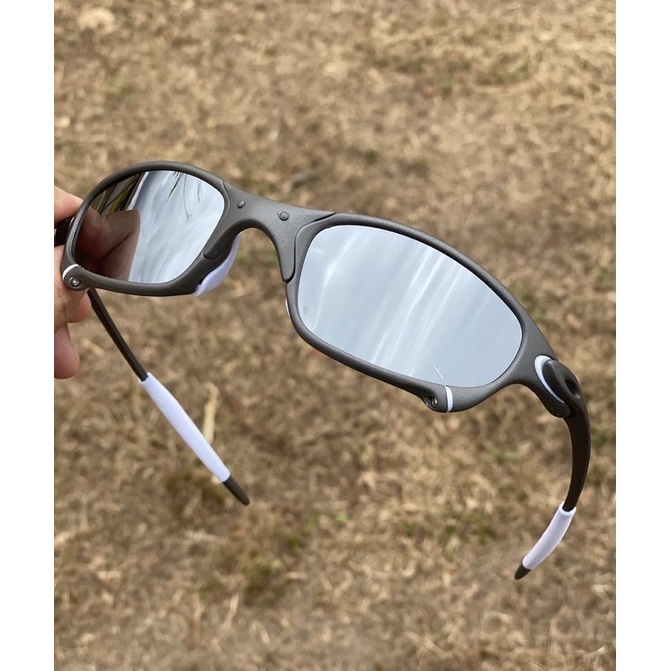 Oculos De Sol Oakley Juliet Original Prata Lente Espelhada
