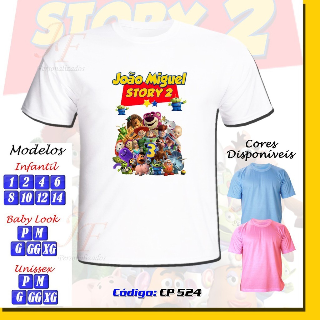 Playeras personalizadas de toy story online 4