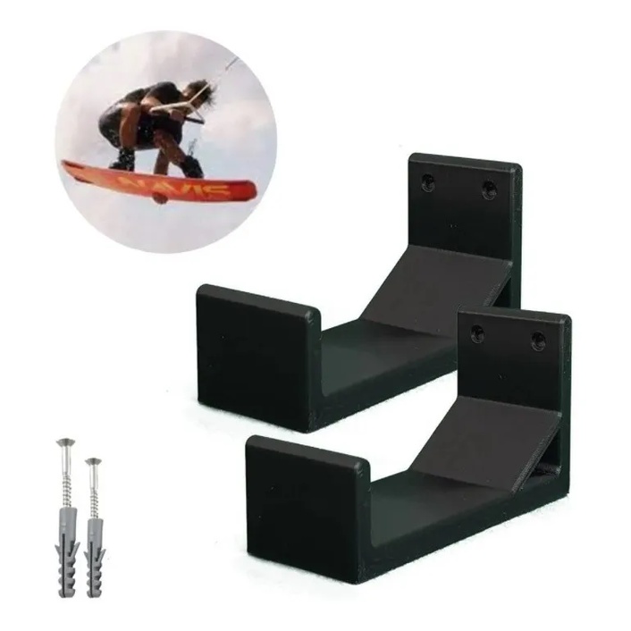 Suporte de Parede para Prancha de Wakeboard, Kiteboard, Wakesurf e Skate