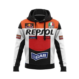 Casaco Ou Jaqueta Repsol Marc Marquez Sublimada Moto GP.