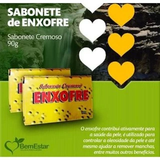 Sabonete cremoso de enxofre