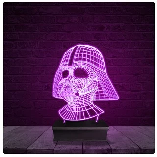 Luminária e Abajur Acrílico Led - Darth Vader Star Wars