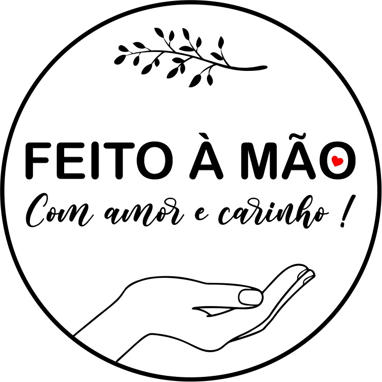 Adesivos Etiqueta Feito A M O Com Carinho Shopee Brasil